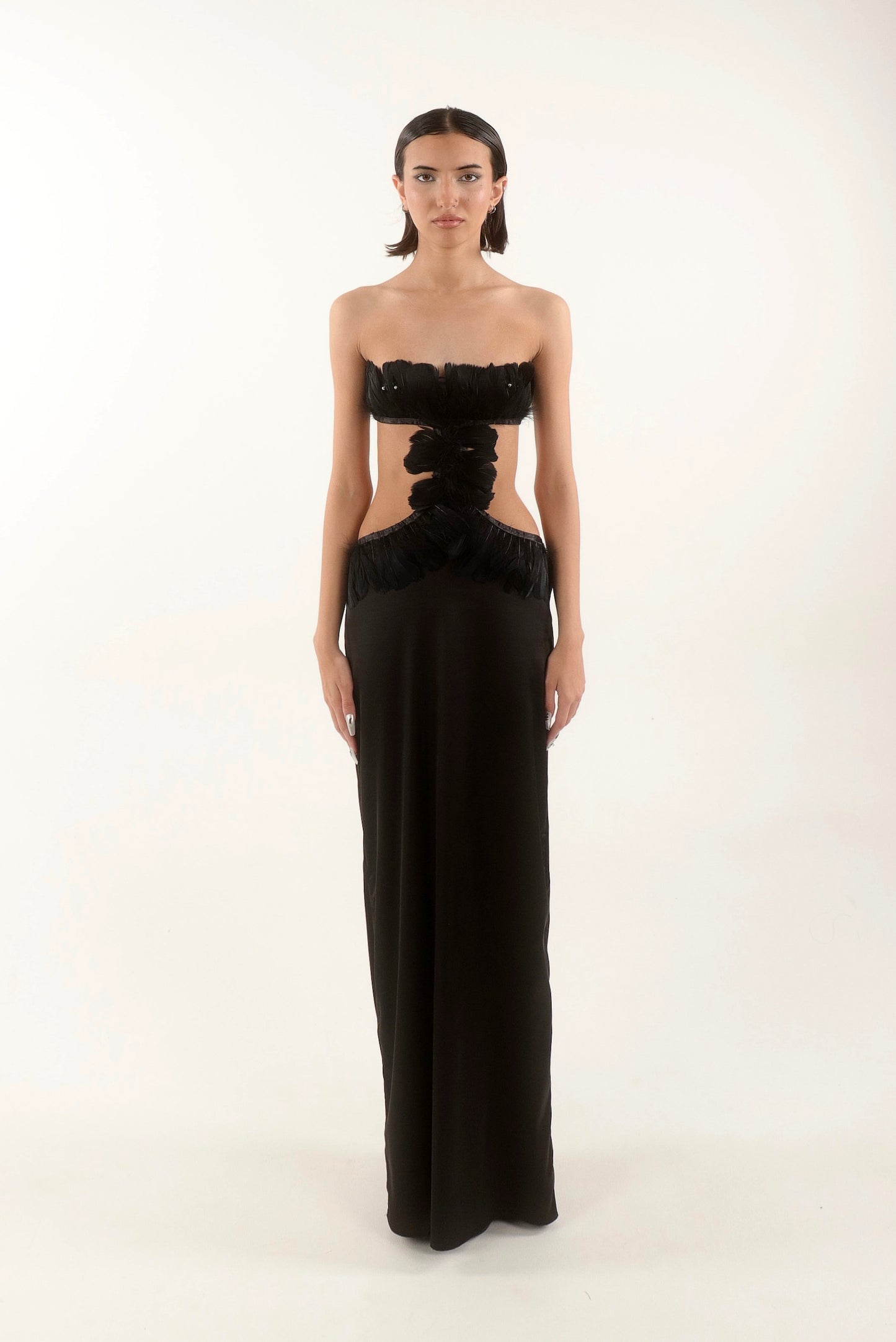 PLUME NOIRE GOWN