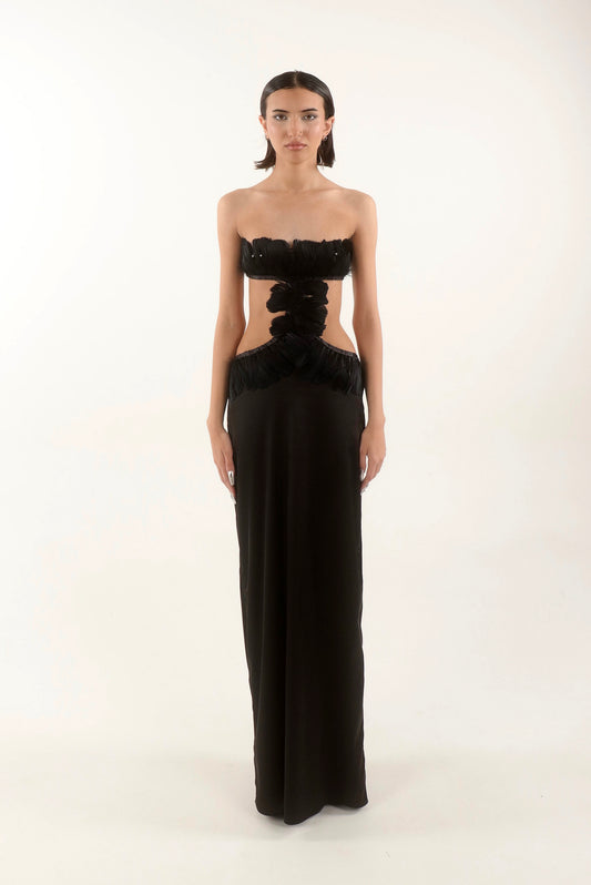 PLUME NOIRE GOWN