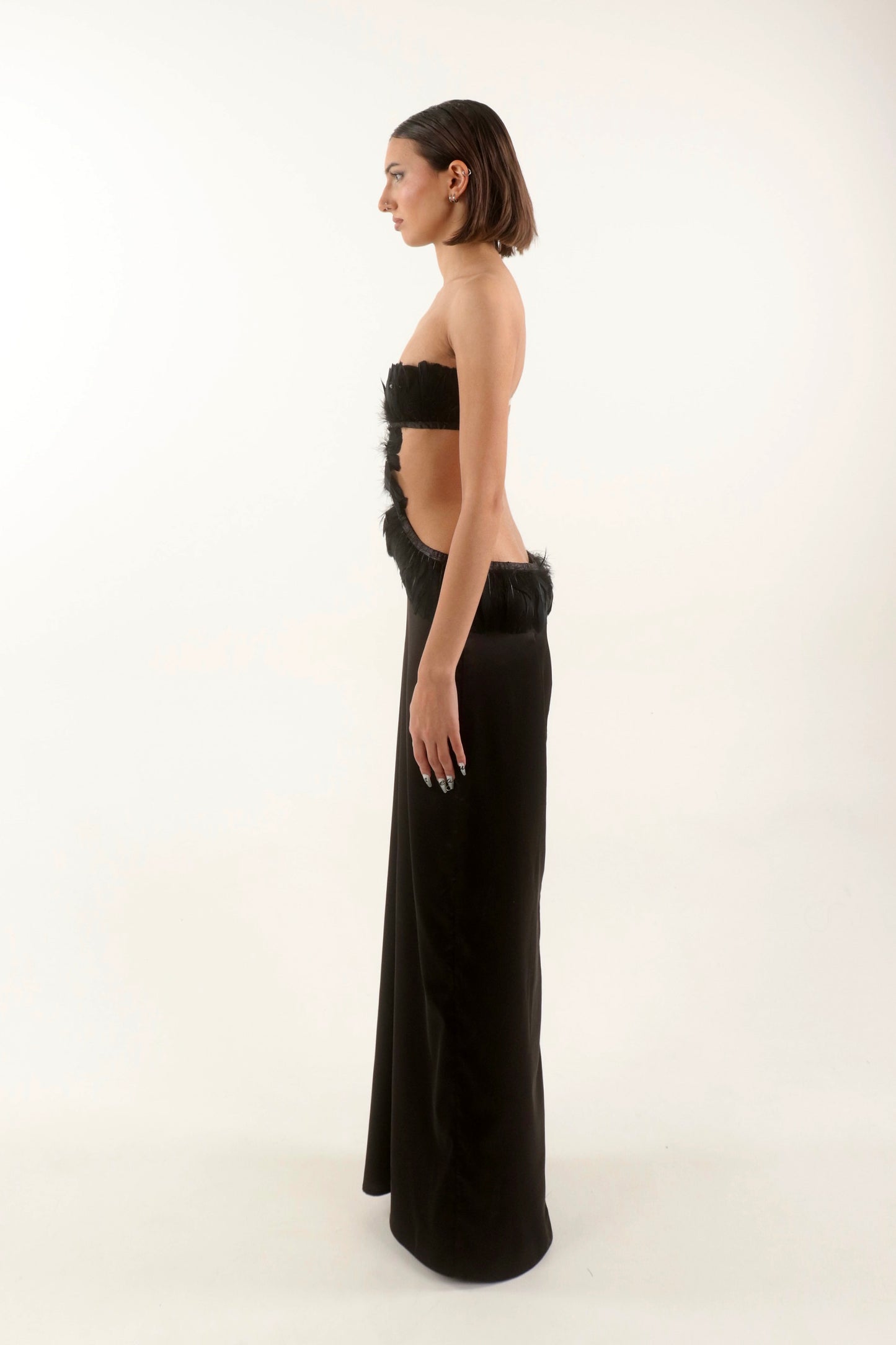 PLUME NOIRE GOWN