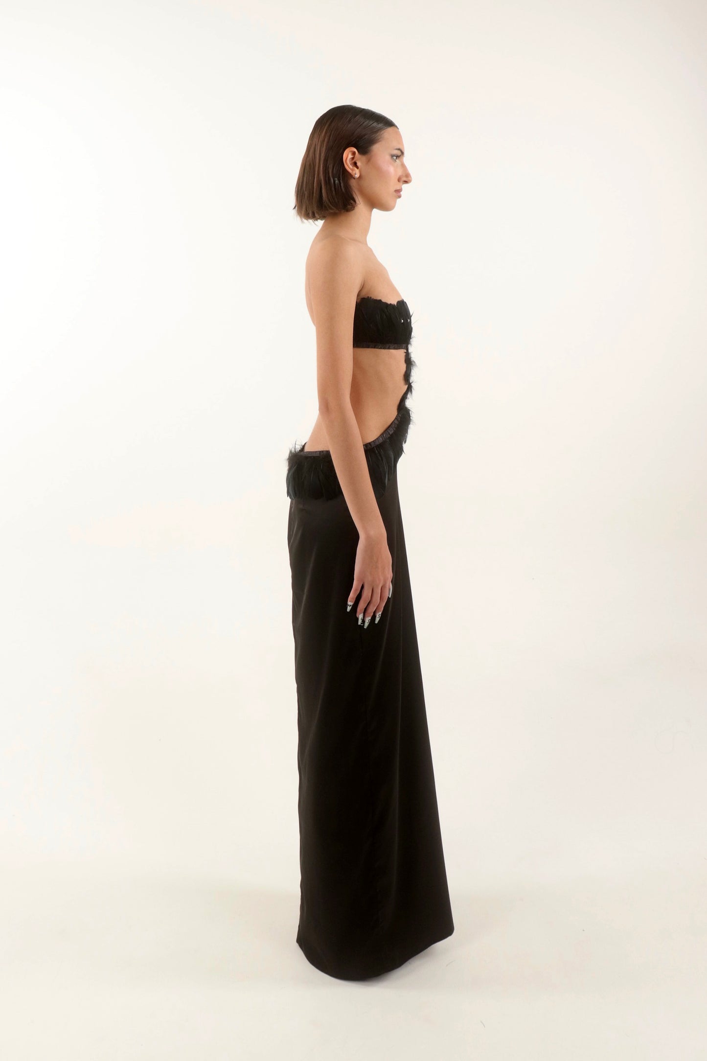 PLUME NOIRE GOWN