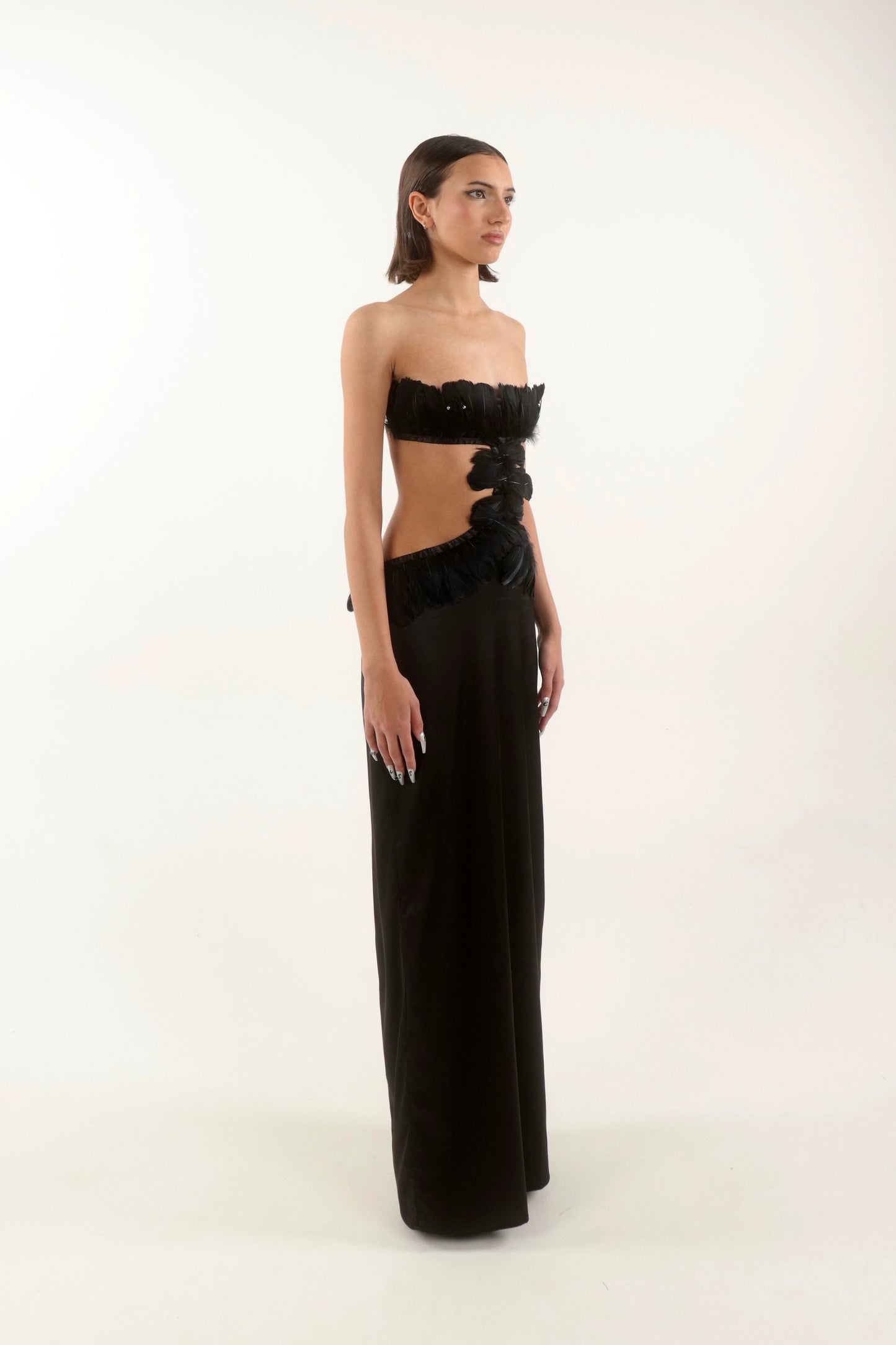 PLUME NOIRE GOWN